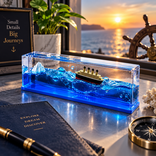 Ocean Wave Cruise Ship Box – Floating Ship Display