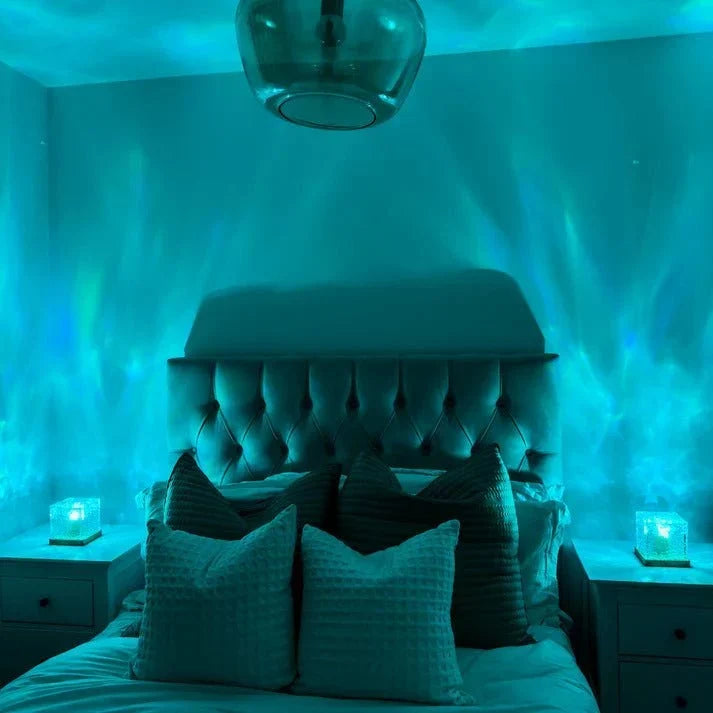 Ocean Wave Aurora Projector Light (16 Colors) - With Remote